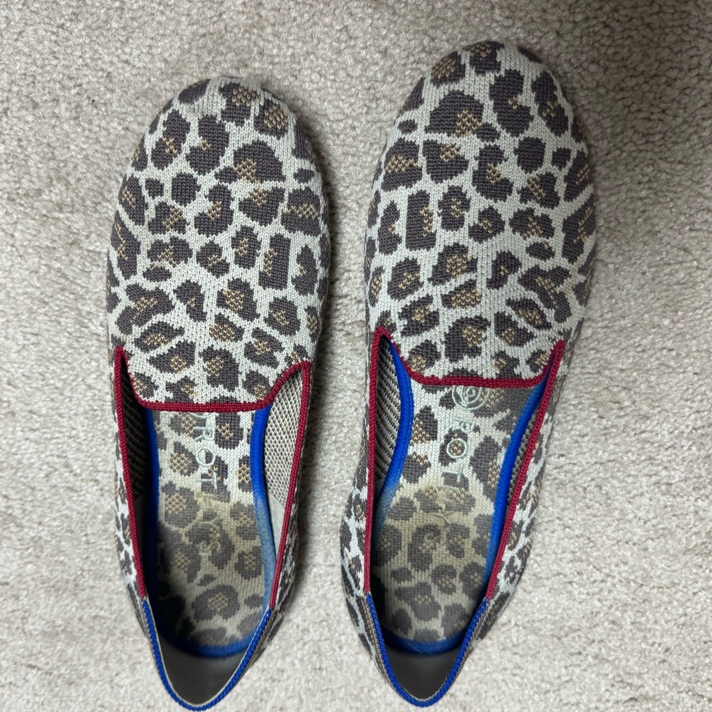 Rothy’s leopard loafers 8.5